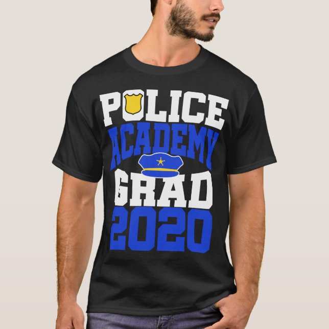 Polisakademin i Studenten 2020 Ny polischef T Shirt (Framsida)