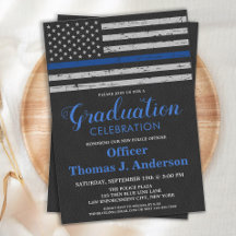 Polisakademin Studenten Thin Blue Line Officer