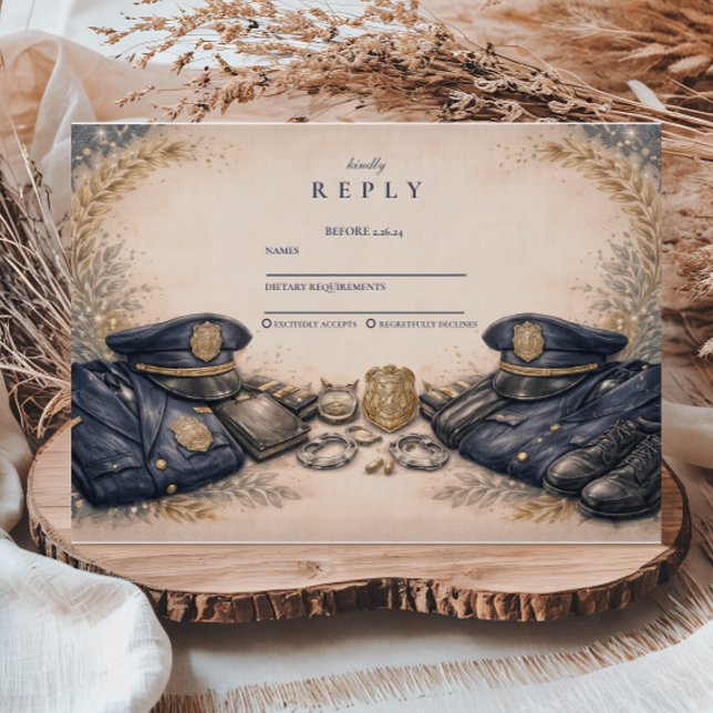 Polisakademins formella examensbadge OSA kort (Skapare uppladdad)