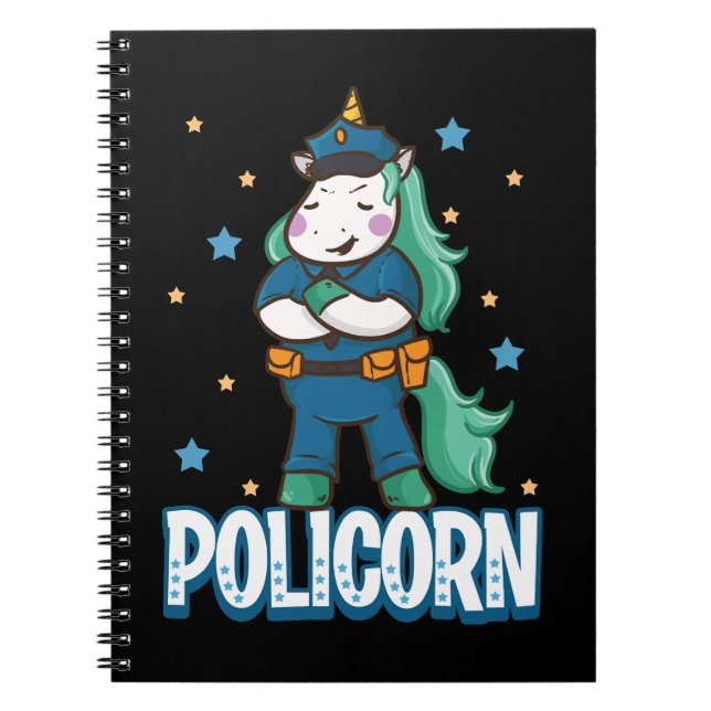 Polisansvarig för polisen i Unicorn Anteckningsbok (Framsidan)