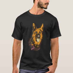 Polisansvarig Hund K9 Tysk herde T Shirt