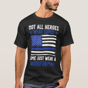 Polisassistent Bäran för hjältar samlar lite Bära T Shirt
