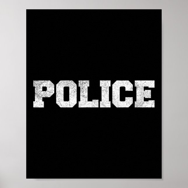 Polisassistent Costume Apparat Poster (Framsidan)