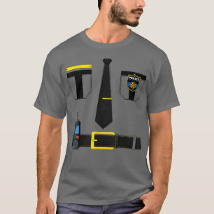 Polisassistent Halloween Costume Police Manar Bo T Shirt