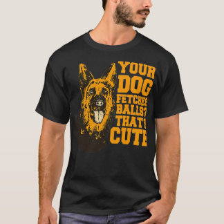 Polisassistent K9 Hund German Shepherd Ditt Hund F T Shirt