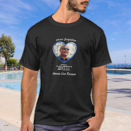 Polisassistent Memorial EOW Anpassningsbar Heart P T Shirt