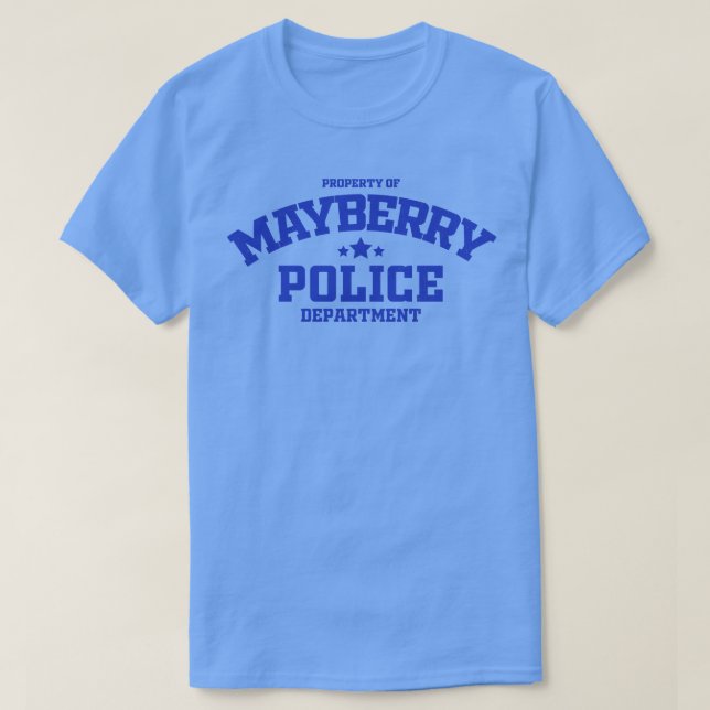 Polisavdelningen vid Mayberry T Shirt (Design framsida)