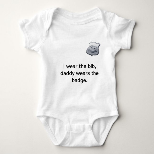 Polisbaby Onsie T-shirt (Framsida)