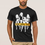 Polisband - FÖRSIKTIGHET Tee<br><div class="desc">Roligt för Bachelor Party Party,  Påsklov och andra Vild Group Events. Flickor i Bikini Beach-enheter med Gult Polis,  gör inte Kor-band till någon händelse mer Roligt!</div>