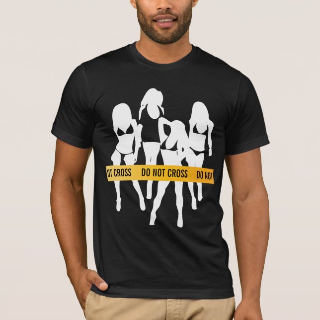 Polisband - inte Kor Tee Shirt (Framsida)
