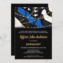 Polisbefordringar Tillsatta lagar Thin Blue Line