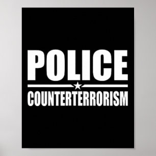 Polisbekämpningen av terrorism Tillsatta lagar Cos Poster