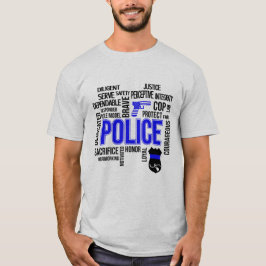 Polisbeskrivning Ord T-shirt
