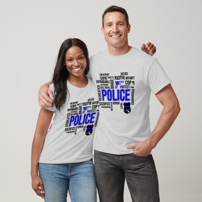 Polisbeskrivning Ord T-shirt (Unisex)