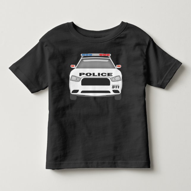 Polisbil 911Småpojkar och -flickor T Shirt (Framsida)