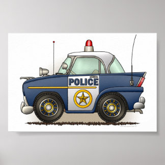 Polisbil/polisgrym/rabattbil Poster