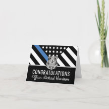 Polisblå Flagga Grattis Studenten