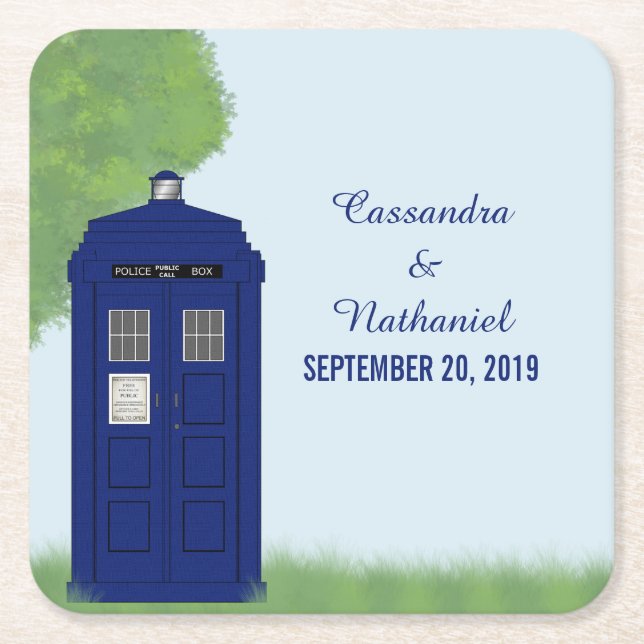 Polisboxen Bröllop Pappra Underlägg v4 (Framsidan)