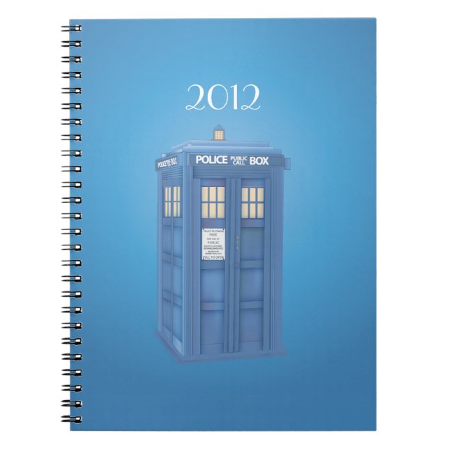 PolisCallbox för vintage brittisk anteckningsbok (Framsidan)