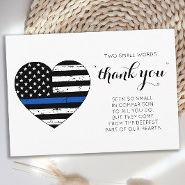 Polischef American Flagga Heart Tillsatta lagar Tack Kort