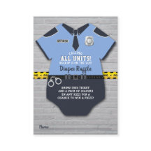 Polischef Babyskåpare Diaper Raffle Biljett