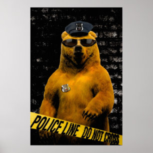 Polischef Bear! Poster