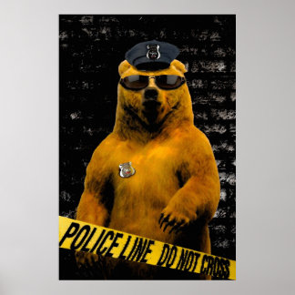 Polischef Bear! Poster