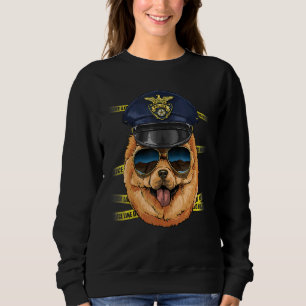 Polischef Chow PD Cop Crime Scene K9 Pet T Shirt