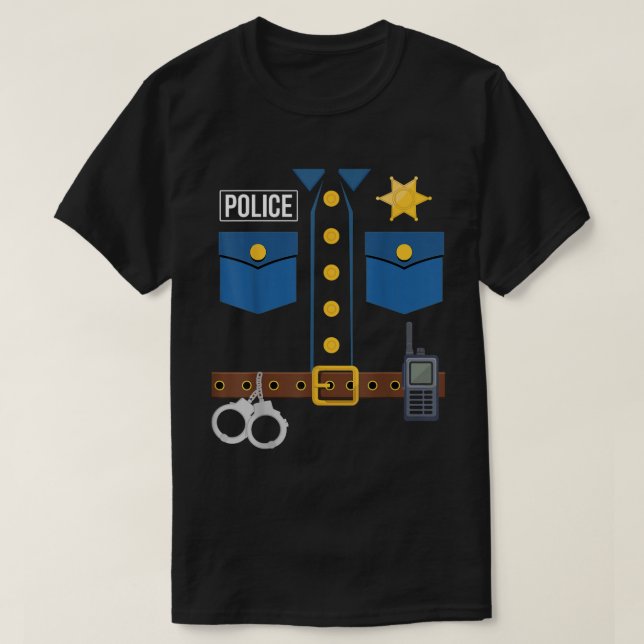 Polischef Costume Funny Tee (Design framsida)