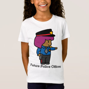 Polischef för den framtida Cute-flickan T Shirt
