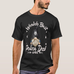 Polischef Gnome Grandpa För manar Worlds Best P T Shirt