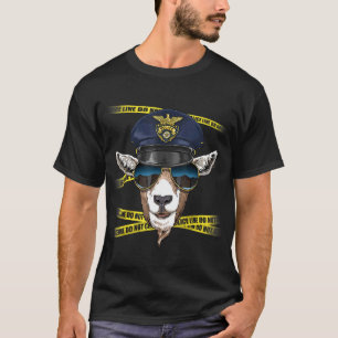 Polischef Goat PD Cop Crime Scene Goat Whisp T Shirt