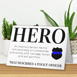 Polischef Hero Tillsatta lagar Tack