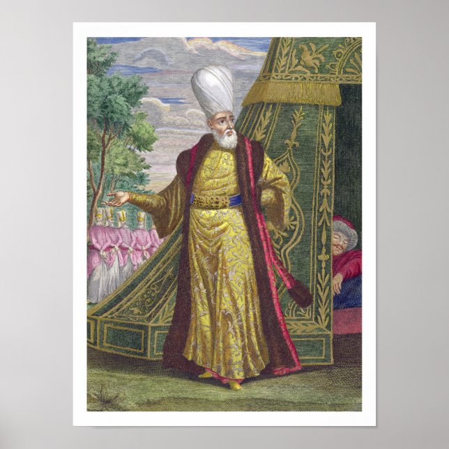 Polischef Janissary från "Recueil d'estampes" Poster (Framsidan)