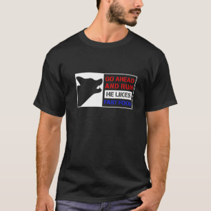 Polischef K9 går vidare och Hund Springa T Shirt