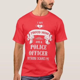 Polischef Mamma Mors dag T Shirt