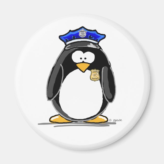 Polischef Penguin Magnet (Framsidan)
