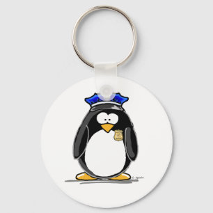 Polischef Penguin Nyckelring