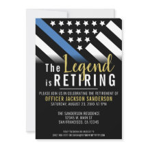 Polischef Pension Blue Line ThBäste Flagga