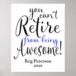 Polischef Pension Party Poster