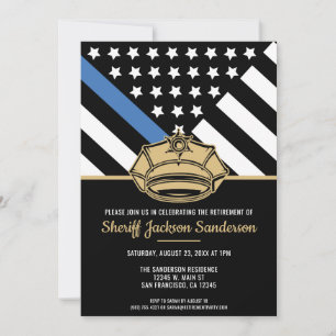 Polischef Pension sheriff Tillsatta lagar Inbjudningar