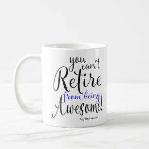 Polischef Pension Thin Blue Line Kaffemugg