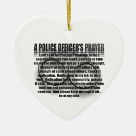 Polischef Prayer Julgransprydnad Keramik