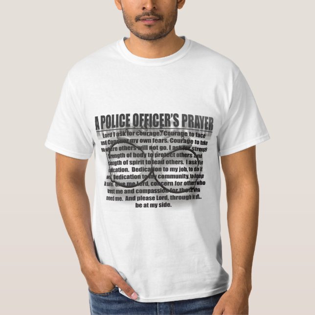 Polischef Prayer T Shirt (Framsida)