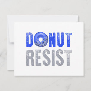 Polischef Shirt Thin Blue Line Donut Resist J Julkort
