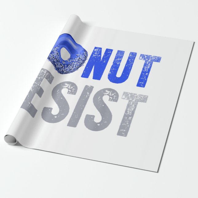 Polischef Shirt Thin Blue Line Donut Resist J Presentpapper (Utrullad)
