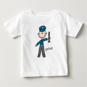 Polischef Stick figur T Shirt
