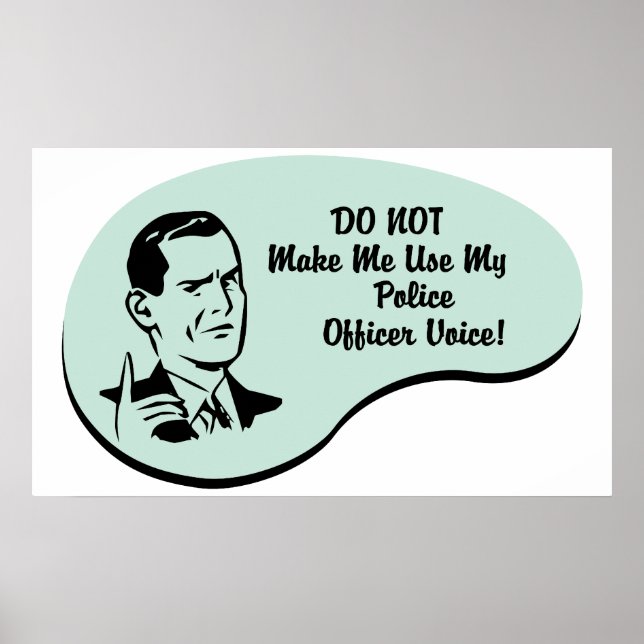 Polischef Voice Poster (Framsidan)