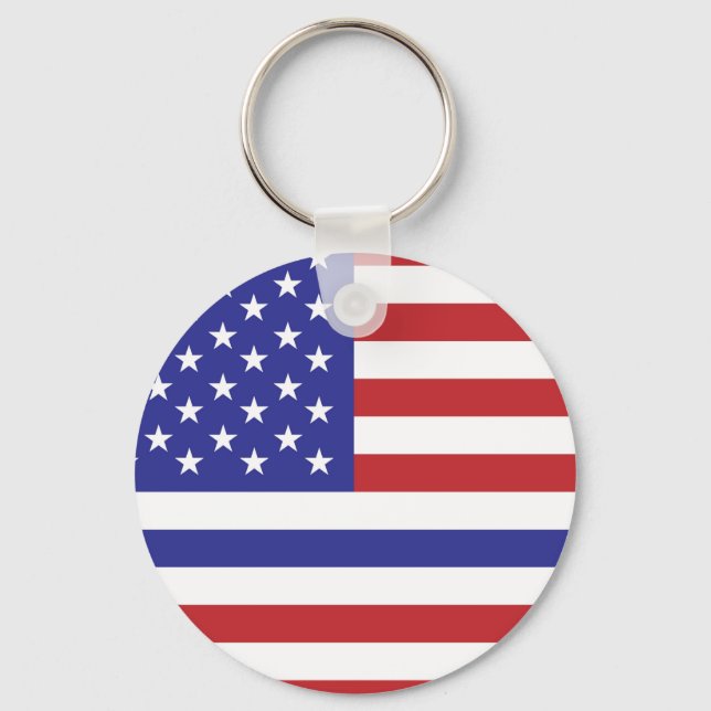 polischefärens tunna blå linje Amerikas förenta st Nyckelring (Framsida)