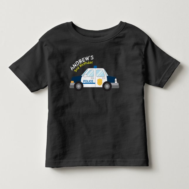 Polisdagskjorta T Shirt (Framsida)